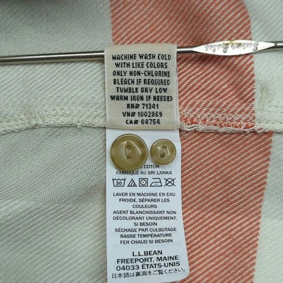 L.L.Bean Women's Soft-Brushed Flannel Shirt Jacket with Pockets Plaid XS - Picture 12 of 12